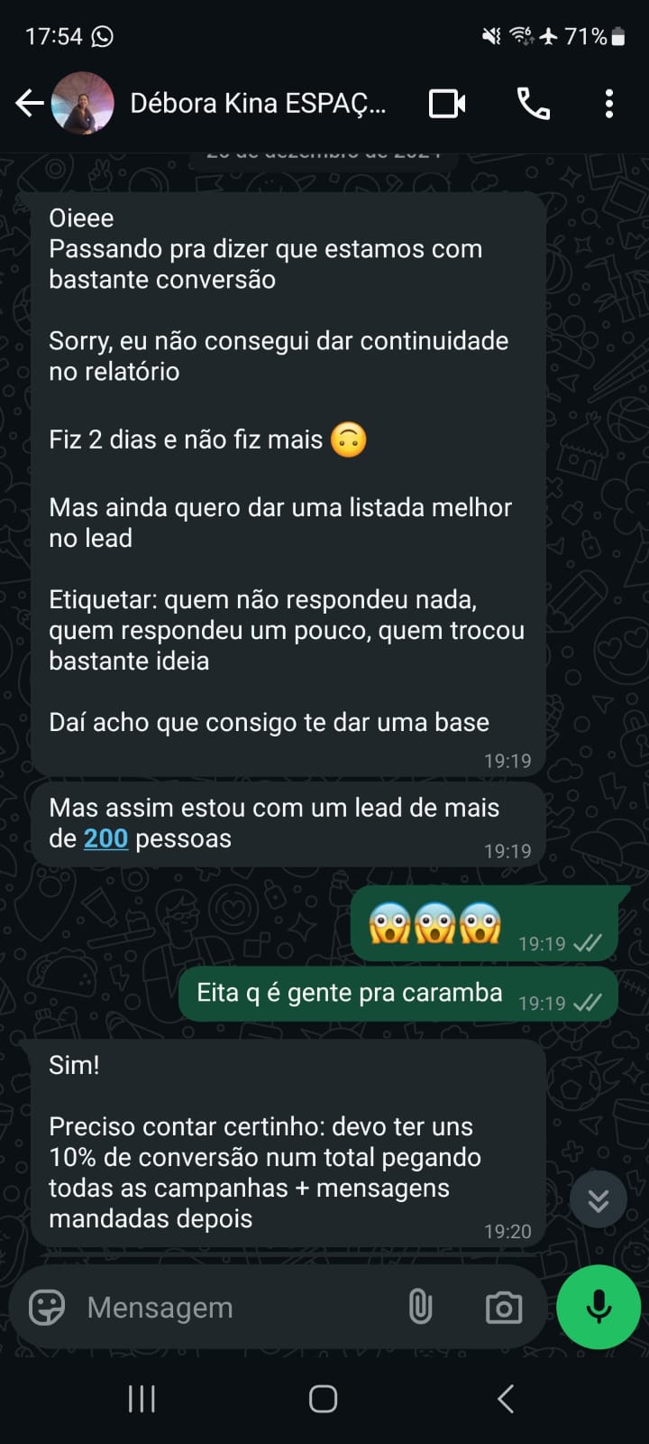 Depoimento de Débora Kina